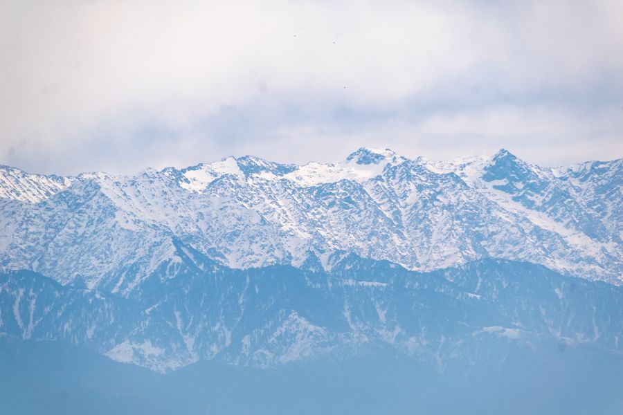 Snow-covered mountain landscape inspiration